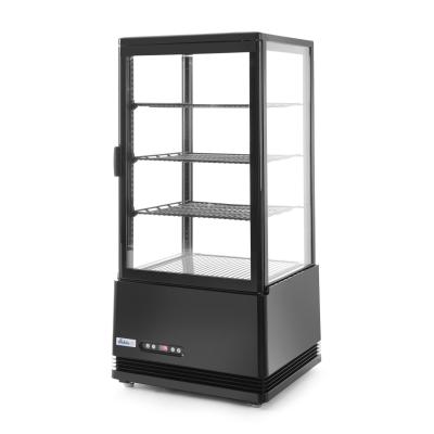 Chlazená skříň displeje, 78 l, Arktic, černá, 230V/170W, 444x397x(H)940mm | 233658